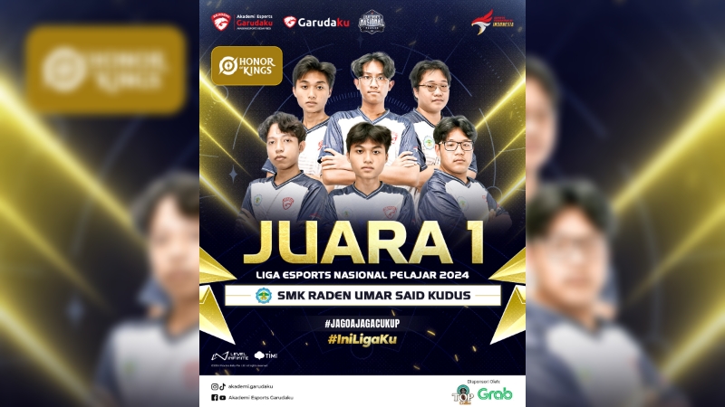 Profil Tim SMK Raden Umar Said Kudus, Juara Liga Esports Nasional Pelajar 2024 Kategori Honor of Kings