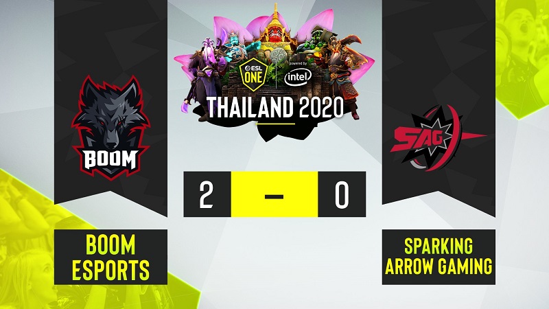 BOOM Esports Melaju Mulus di Upper Bracket ESL One Thailand 2020