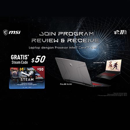 Sambut Jajaran Laptop Gaming Terbaru, MSI Gelar Program Menarik!