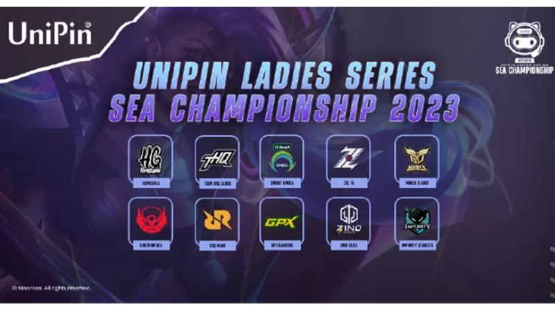 UniPin Ladies Series SEA Championship 2023 Dibuka, Hadirkan Tim MLBB Ladies Terbaik SEA
