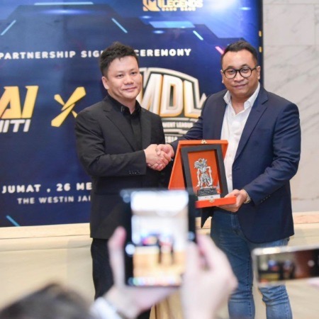 Kohai Infiniti Esports Super App X Moonton Indonesia, MDL Strategic Partnership Signing Ceremony