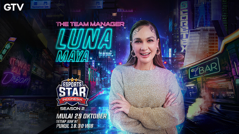 Debut Luna Maya Sebagai Manager Tim di Esports Star Indonesia GTV