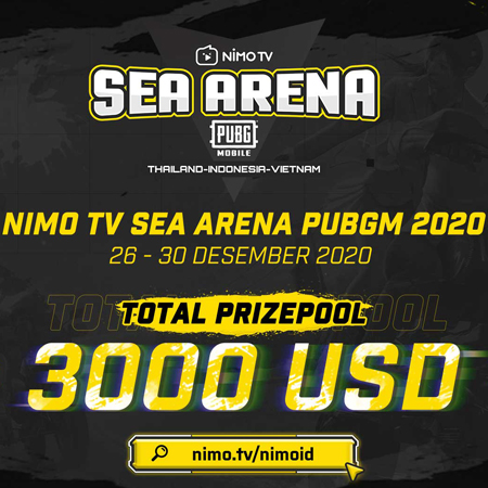 Nimo TV SEA Arena PUBGM 2020 Siap Digelar!