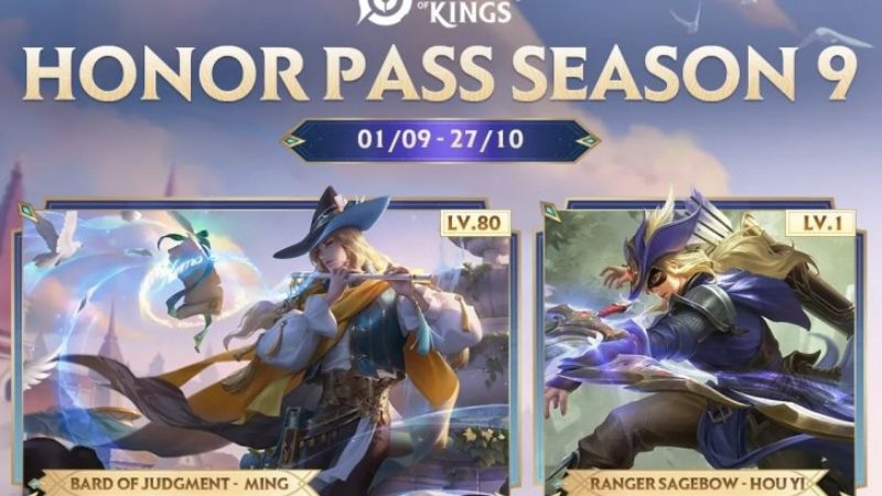 Honor of Kings Hadirkan Honor Pass S9: Duo Ming & Hou Yi Siap Kuasai Farm Lane!