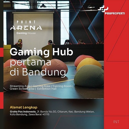 Pos Properti Luncurkan Point Arena, Gaming Hub Pertama di Bandung