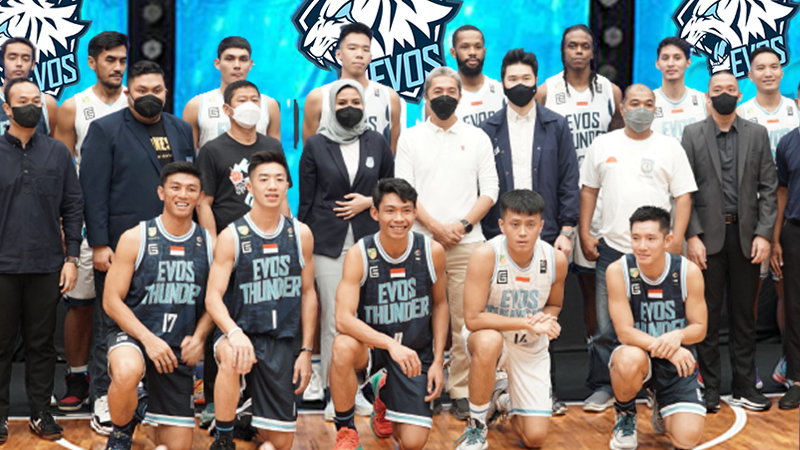 Rambah Dunia Basket, EVOS Resmi Luncurkan EVOS Thunder!