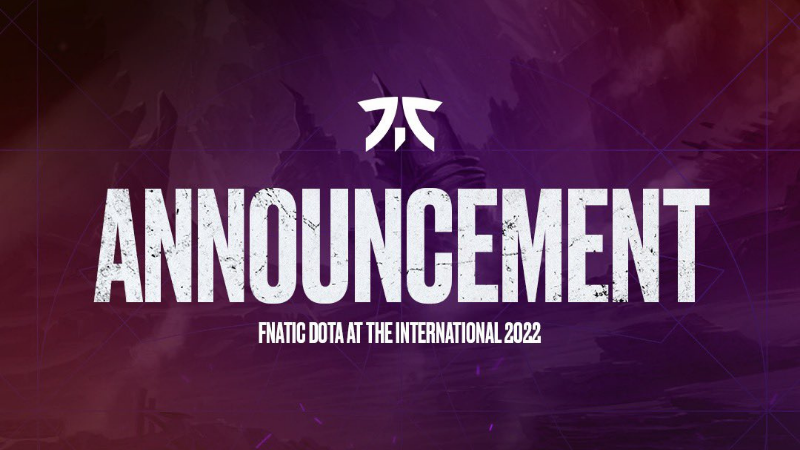 Jelas, Valve Resmikan Fnatic Lolos ke The International 2022!