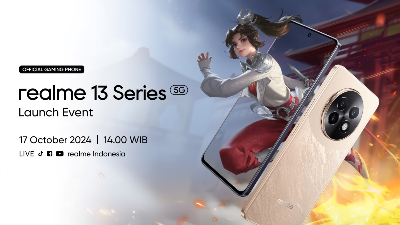 realme 13 Series 5G Segera Rilis, Langsung Jadi Device Official HOK Championship 2024