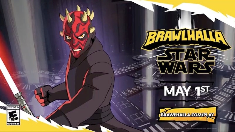 Darth Maul akan Hadir di Kolaborasi Terbaru Brawlhalla x Star Wars