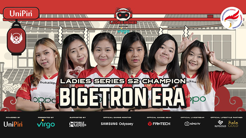 Rekor Berlanjut, Bigetron Era Juara Bertahan UniPin Ladies Series!