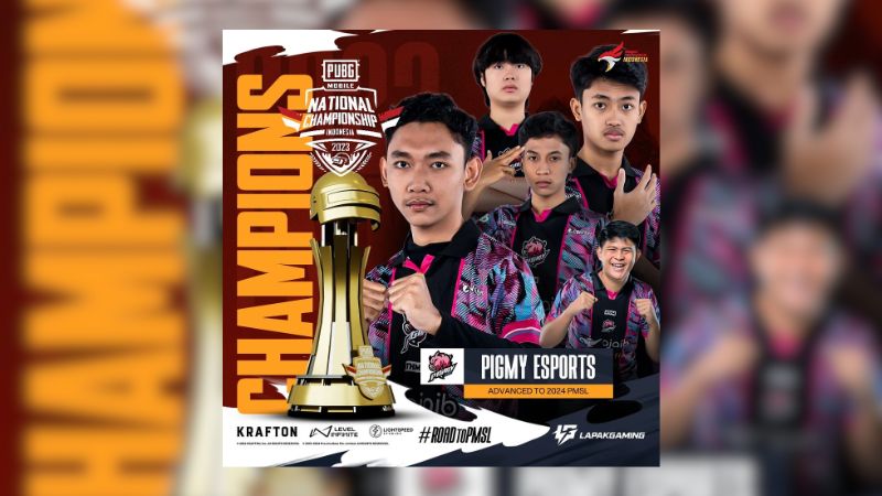 PIGMY Esports Juara 2023 PMNC ID, Jadi Tim Indonesia Pertama di 2024 PMSL SEA