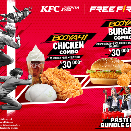 Makin Booyah! KFC x Free Fire Hadirkan Combo Spesial Berhadiah Bundle Eksklusif