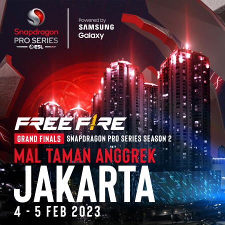 Finals Free Fire Snapdragon Pro Series Berlokasi di Mal Taman Anggrek!