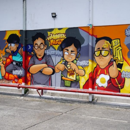 Gandeng Seniman, Riot Buat Karya Mural Tim Champions APAC!