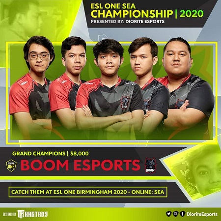 Indopride Berjaya! BOOM Esports Juarai ESL Sea Championship