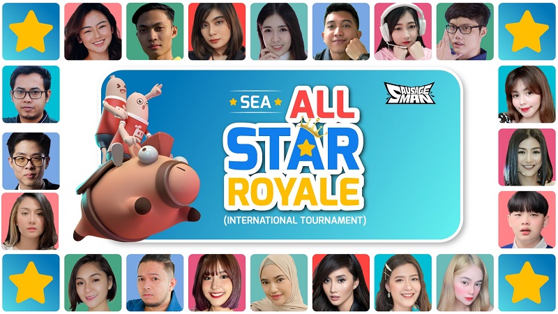 Superstar Asia Tenggara Bertempur di All Star Royale Sausage Man