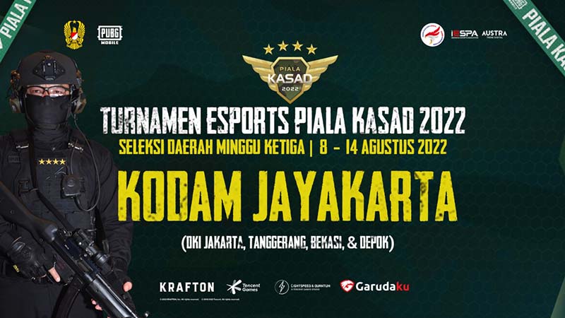 PUBG Mobile x TNI AD, Pendaftaran Esports Piala KASAD 2022 Dibuka!