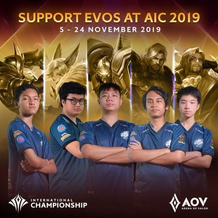 Torehan Mantap EVOS Esports di Hari Kedua AIC 2019