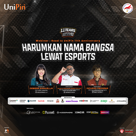 UniPin Hadirkan Webinar "Harumkan Nama Bangsa Lewat Esports"