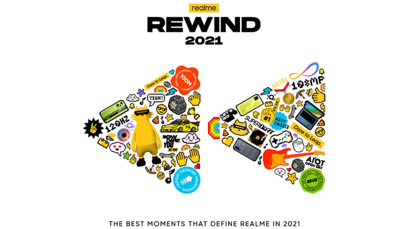 Tutup Tahun dengan Video Rewind 2021, realme Optimis Sambut Tahun 2022!