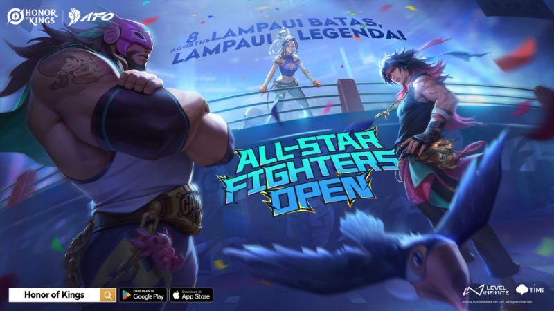 Honor of Kings Mempersembahkan Skin Baru Bertema Bela Diri Silat dalam Event All-Stars Fighter Open