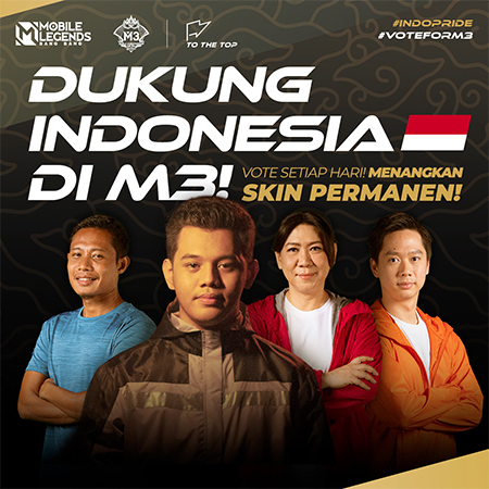 Dukung Indonesia di Event Vote For Glory MLBB, Ada Skin Epic Menantimu!