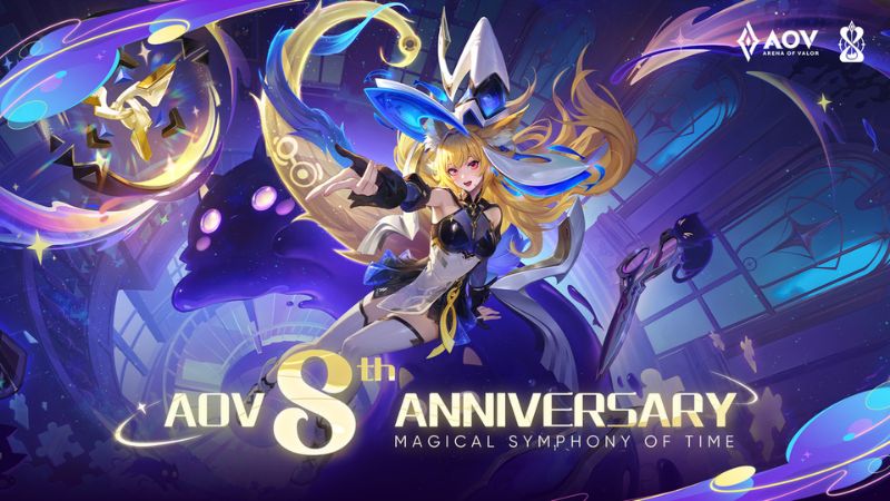 Rayakan Ulang Tahun ke-8, AOV Ajak Pemain ‘Recall’ Kenangan Indah lewat Symphony of Time