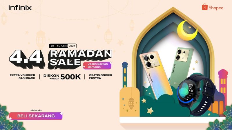 Infinix Berbagi Berkah Ramadan dengan Diskon dan Hadiah Menarik di E-Commerce dan Toko Retail