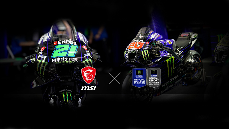 MSI Resmi Jadi Sponsor & Partner Esports Yamaha MotoGP