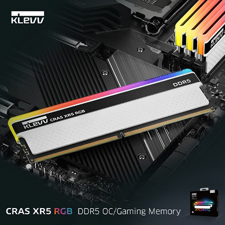 Tingkatkan Kinerja Gaming, KLEVV Luncurkan CRAS XR5 RGB DDR5