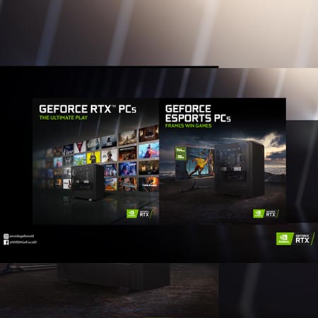 Top System Builders Luncurkan GeForce RTX PCs dan GeForce Esports PC