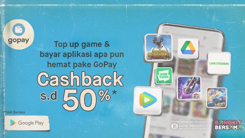 Top up Diamond Makin Untung dengan GoPay Cashback 50%!