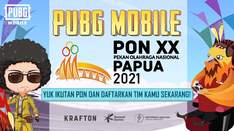 Kualifikasi PUBG Mobile Eksibisi Esports PON XX Diikuti Hampir 5000 Tim!