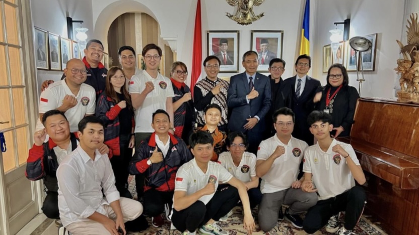 Duta Besar Republik Indonesia untuk Rumania & Moldova Sambut Kedatangan Tim Nasional Esports Indonesia