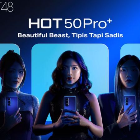 Rilis 24 Oktober, Infinix HOT 50 Pro+ Hadir dengan JKT48 dan Desain 3D-Curved SlimEdge Tertipis