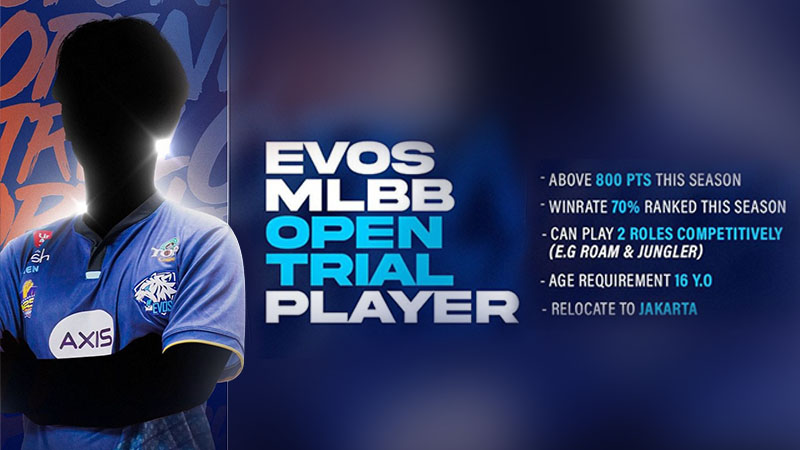 EVOS Buka Trial Divisi MLBB, Seperti Ini Tes Pendaftarannya!