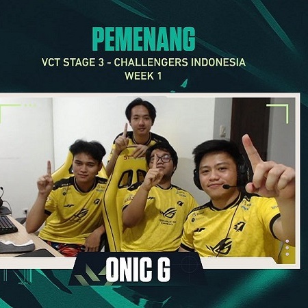 Monyet Menggila, ONIC Kampiun Valorant Challengers Indonesia Week 1!
