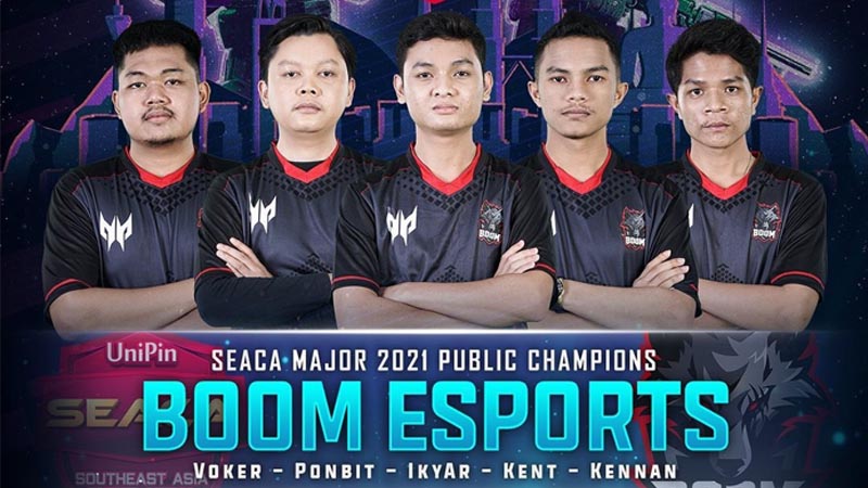 BOOM Esports Berjaya di UniPin SEACA MAJOR 2021!
