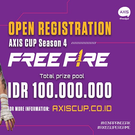 Kualifikasi AXIS Cup Free Fire Musim Keempat Dimulai Pekan Depan