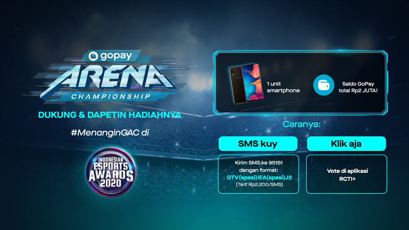 Dukung GAC di Indonesia Esports Awards, Bisa Dapat Smartphone & 2 Juta Saldo Gopay!