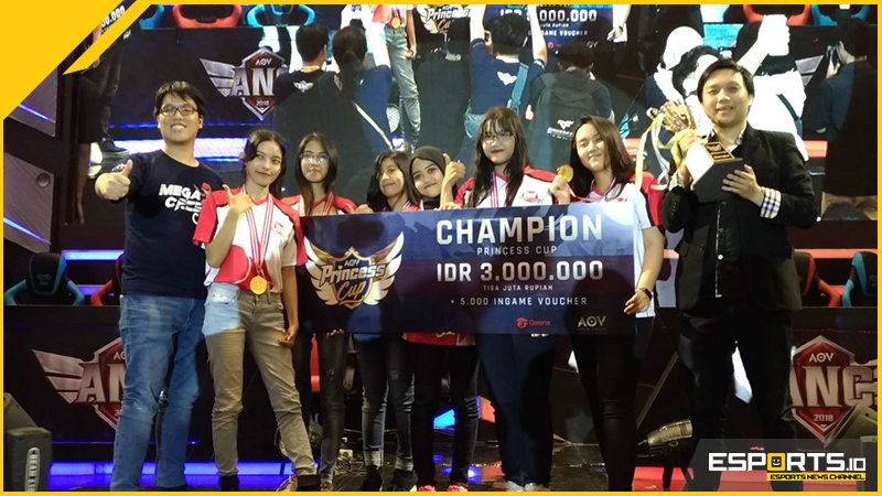 Bungkam NXA-Ladies, Belletron Juarai AOV Princess Cup!