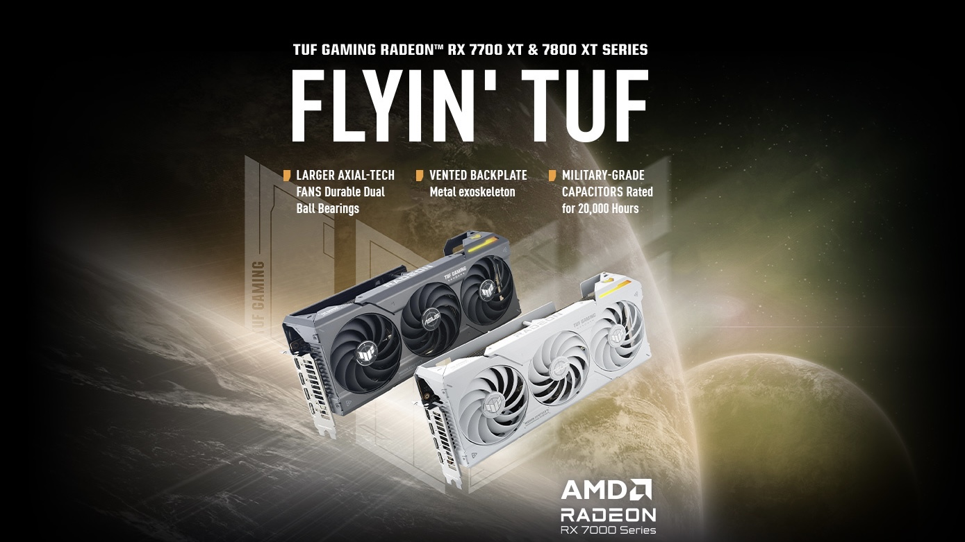 ASUS Umumkan Kartu Grafis TUF Gaming AMD Radeon RX 7800 XT dan Radeon RX 7700 XT
