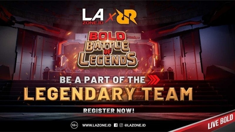 Join Turnamen Bold Battle of Legends 2023, Bisa Trial di RRQ!