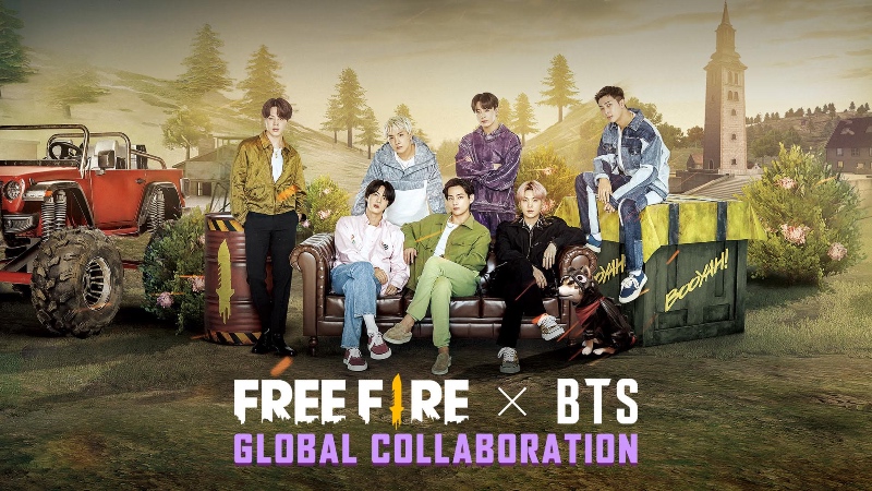 BTS Resmi Jadi Global Brand Ambassador Garena Free Fire