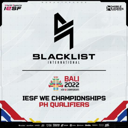 Blacklist Ikut Serta di IESF Bali 14th WEC PH Qualifier!
