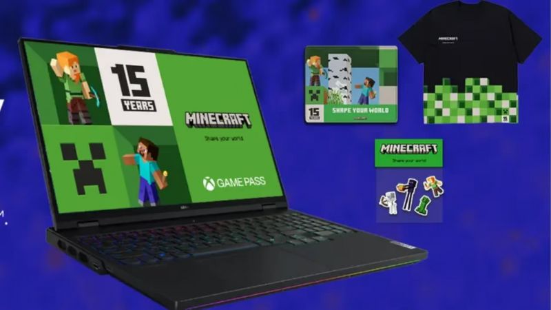 Beli Lenovo Legion Dapatkan Merchandise Minecraft Edisi 15 Tahun, Terbatas!