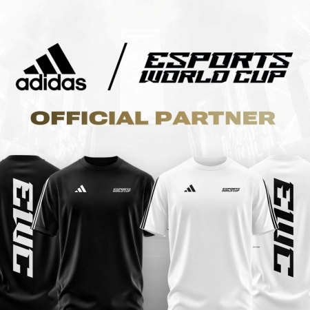 Adidas jadi Sponsor Resmi Merchandise Esports World Cup