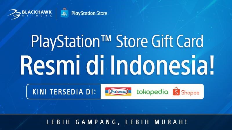 Blackhawk Network Indonesia Rilis PlayStation Store Gift Card!