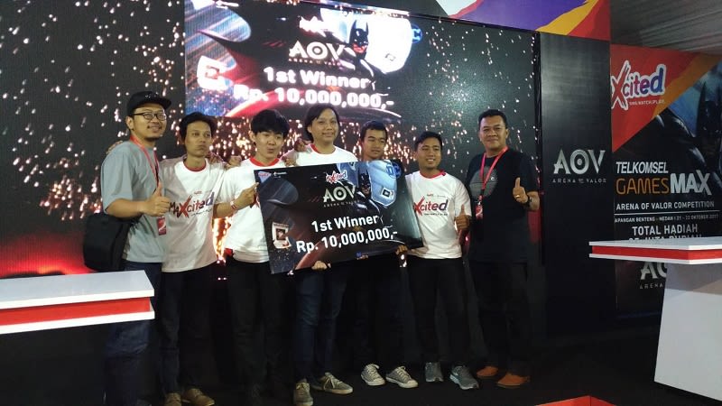 Bigetron Kembali Sabet  Gelar Juara di Telkomsel MAXcited Medan