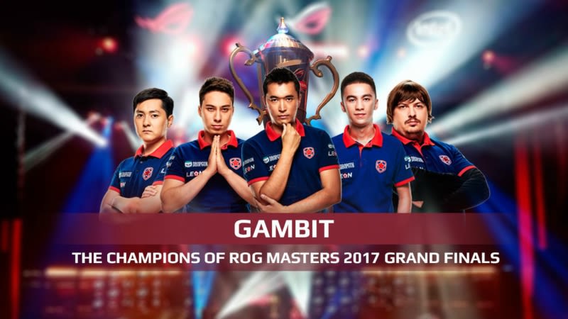 Gambit Esports Bawa Pulang Trofi CS:GO ROG Masters Finals